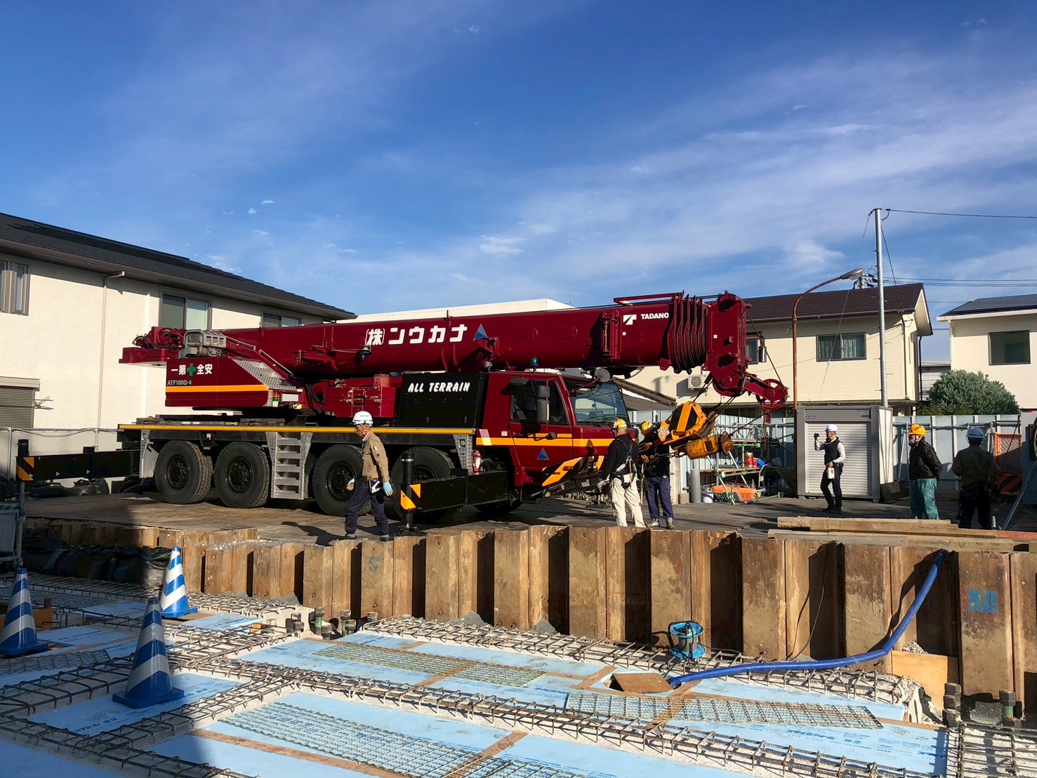 鋼矢板土留の実績画像